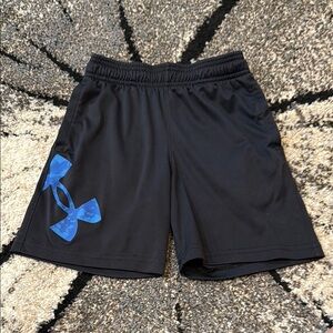 Under Armour Black and Blue Athletic Shorts